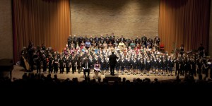 Photo of the choirs at West Road